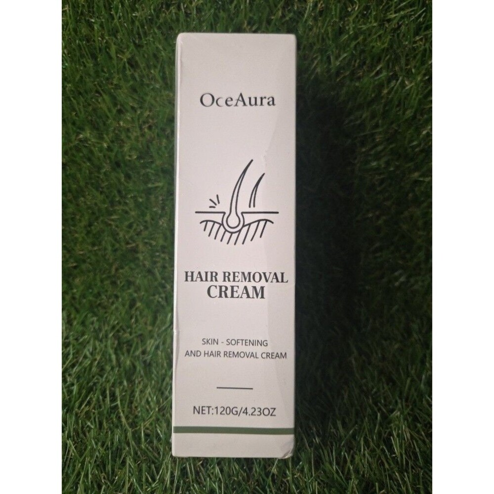 OceAura Body Hair Removal Cream With Scraper - 4.23oz